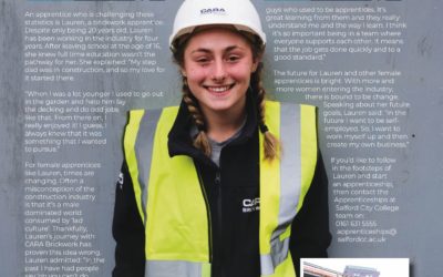 Good Luck to Lauren & Cara Brickwork at the Salford Apprentice Awards