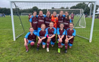 Cara Group sponsors the Neston Nomads under 11’s girls’ football team