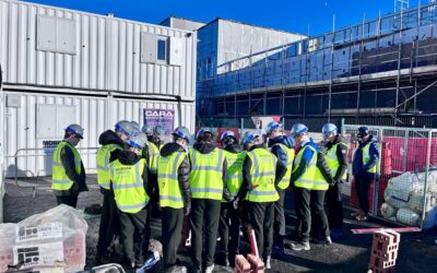 Cara Brickwork has been giving students from Newhouse Academy in Heywood a first hand insight into our industry.