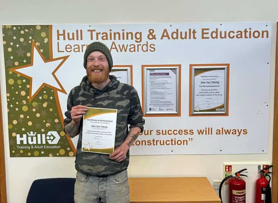 Congratulations to one of our Apprentice Bricklayers, Sam on winning ‘learner of the month’ 👏👏