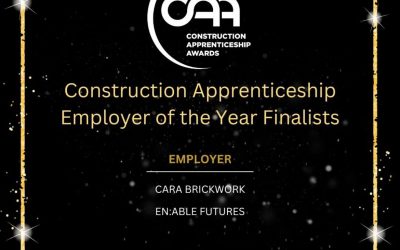 We has been recognised as a Finalist for Construction Apprenticeship Employer of the Year