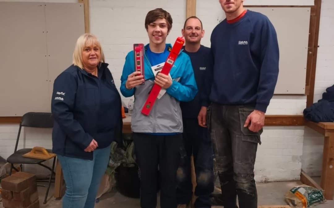 Some of the Cara Brickwork team attended a construction “have a go” hands-on event in Salford 🧱