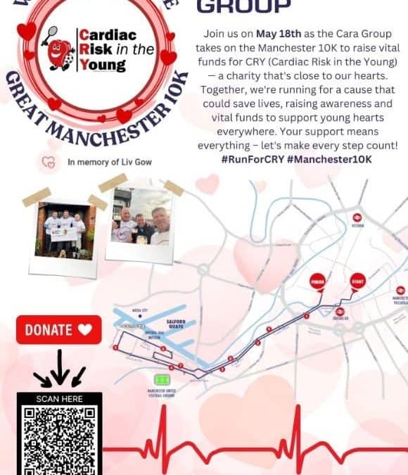 Manchester 10k with Willmott Dixon to raise vital funds for Cardiac Risk in the Young