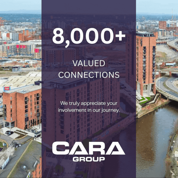 CARA Group Celebrates Reaching 8,000 Followers on LinkedIn!